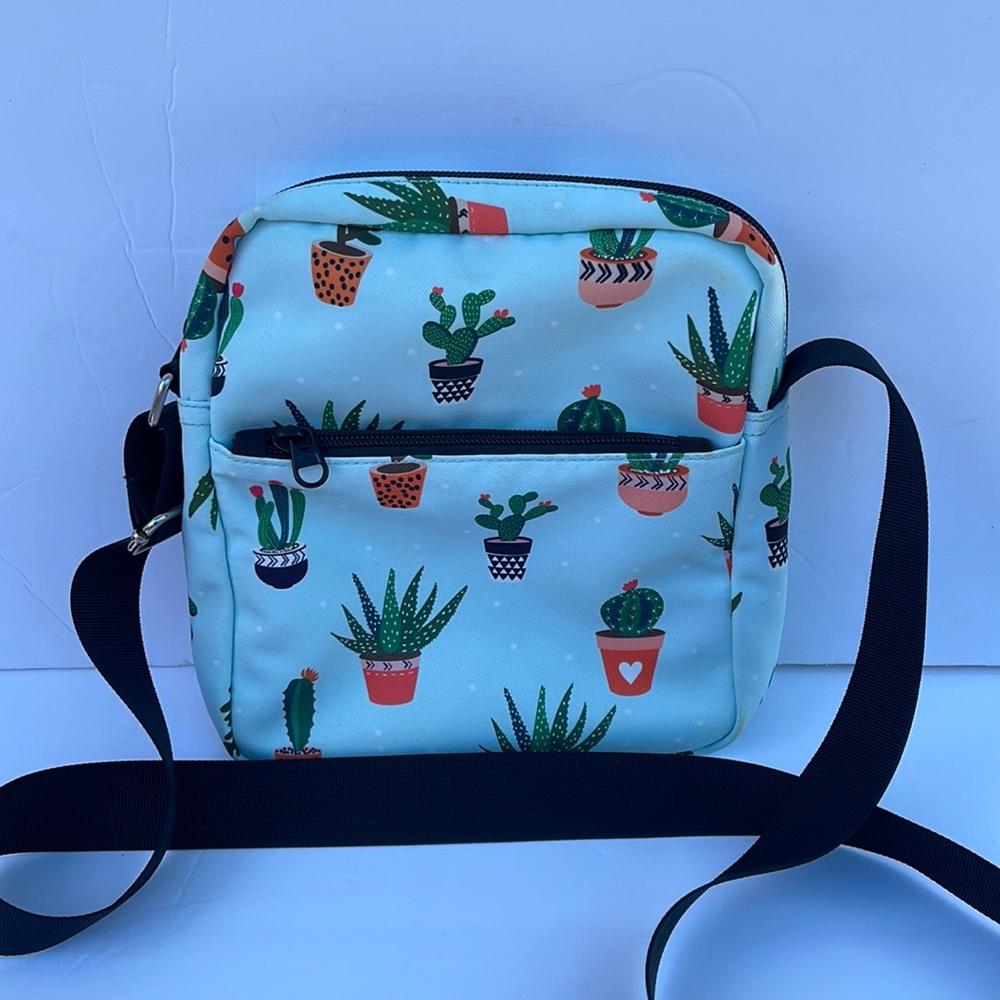 Cactus crossbody purse succulents